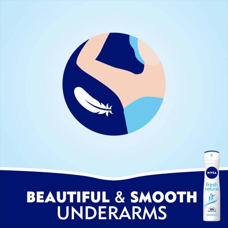 Nivea Fresh Natural Deodorant Spray - 150 ml
