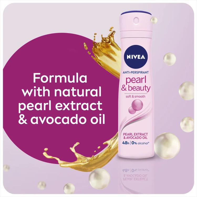 Nivea Pearl & Beauty Deodorant Spray - 200 ml