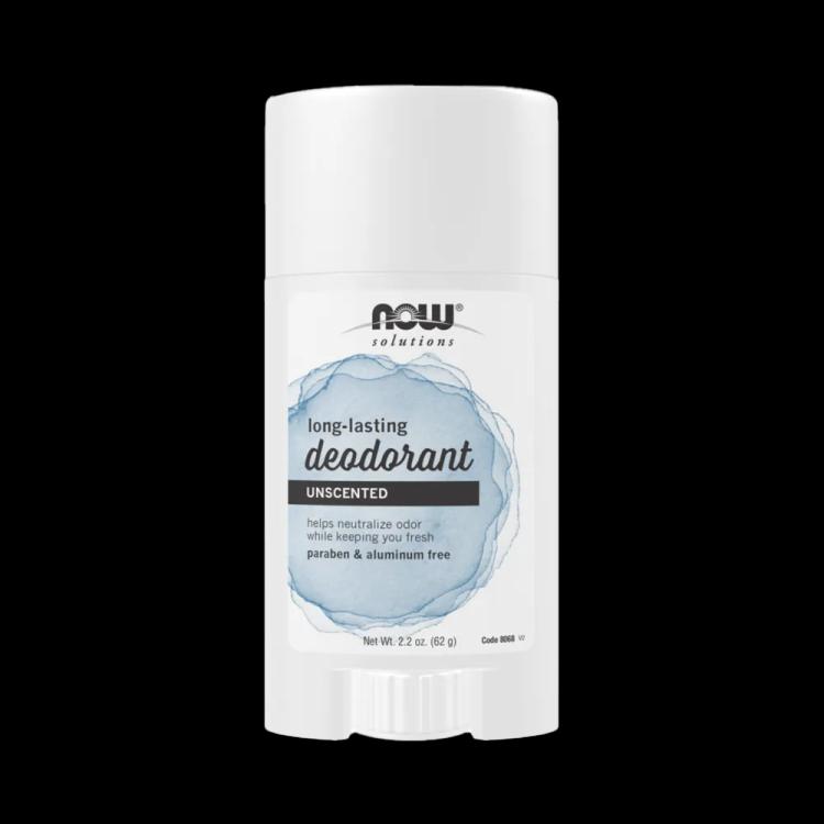 Now Solutions Long-Lasting Deodorant Stick, Unscented - Feminine Hygiene