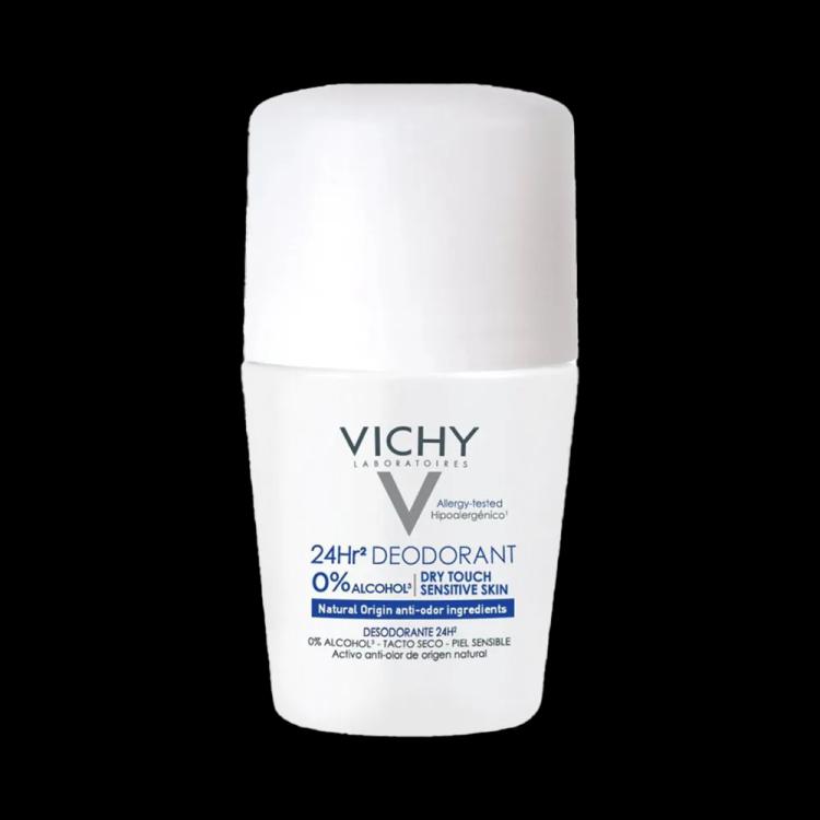 Vichy 24HR Dry Touch Deodorant For Sensitive Skin - 50 ml