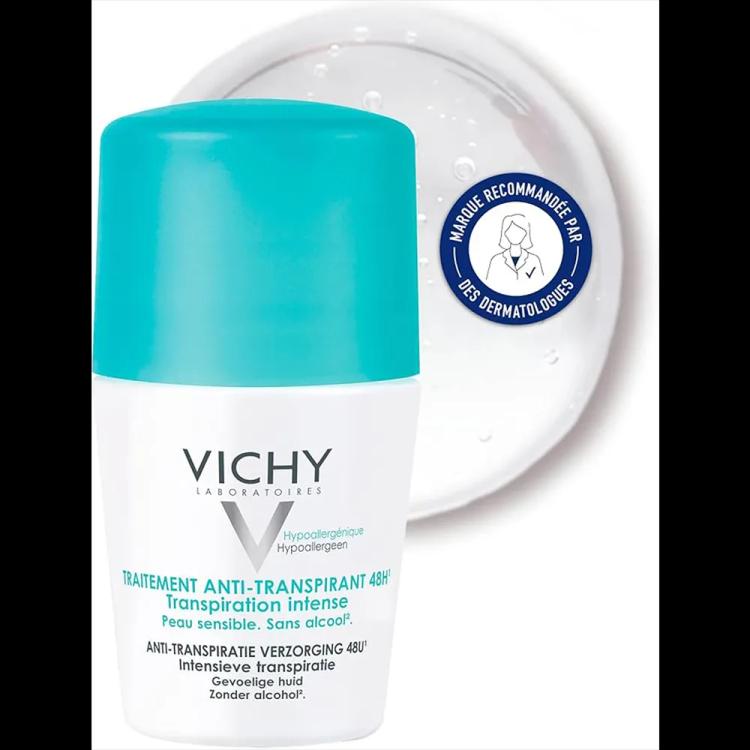 Vichy 48HR Intensive Antiperspirant Deodorant Roll-On  - 50 ml