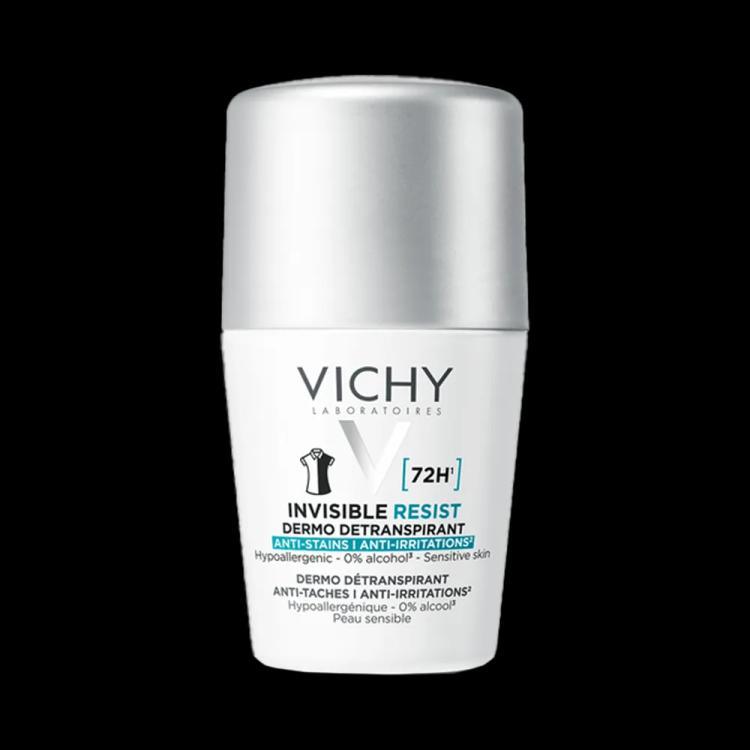 Vichy 72HR Invisible Resist Anti-perspirant Deodorant Roll-On - 50 ml