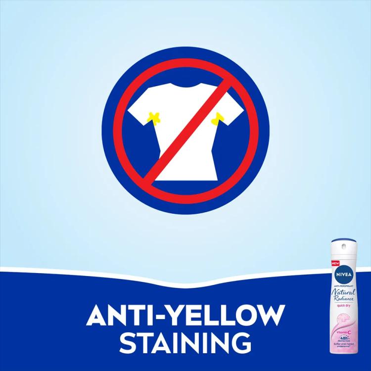 Nivea 48HR Natural Fairness Deodorant Spray - 150 ml