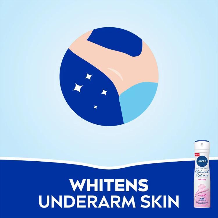 Nivea 48HR Natural Fairness Deodorant Spray - 150 ml
