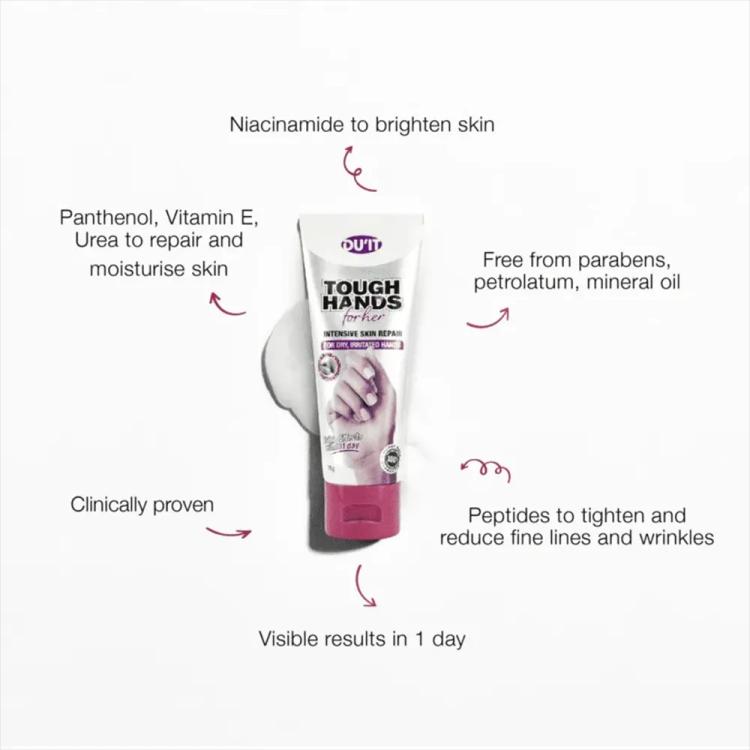 Du’It Tough Hands For Her Intensive Skin Repair Hand Cream - 75 g
