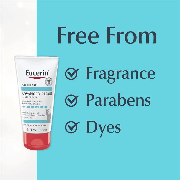 Eucerin Advanced Repair Hand Cream Unscented - 78 g