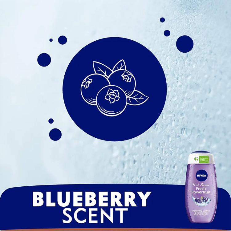 Nivea Fresh Powerfruit Shower Gel - 250 ml