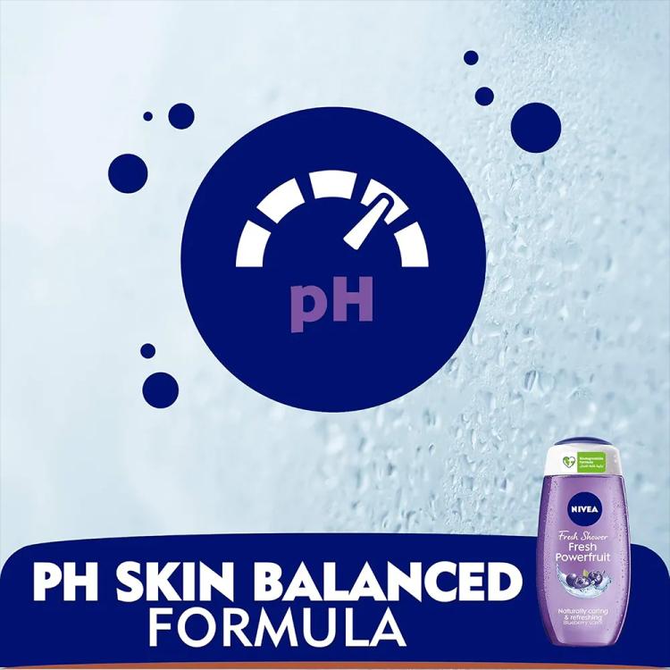 Nivea Fresh Powerfruit Shower Gel - 250 ml