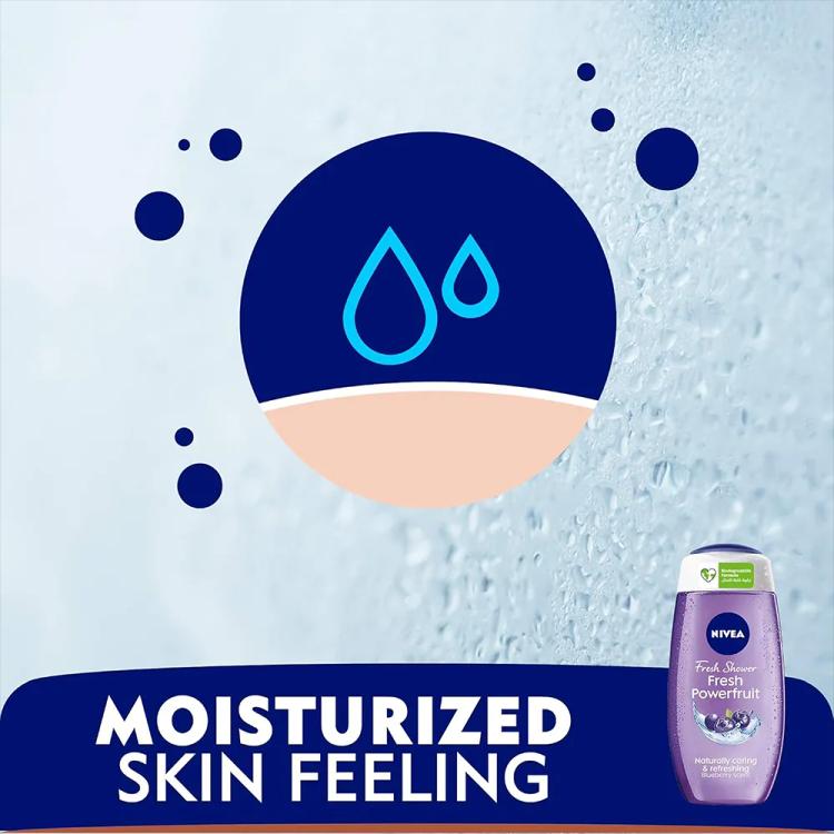 Nivea Fresh Powerfruit Shower Gel - 250 ml