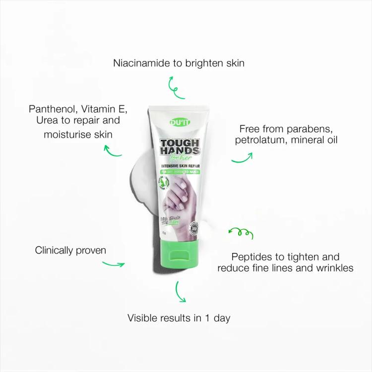Du’It Tough Hands For Her Green Tea Hand Cream - 30 g