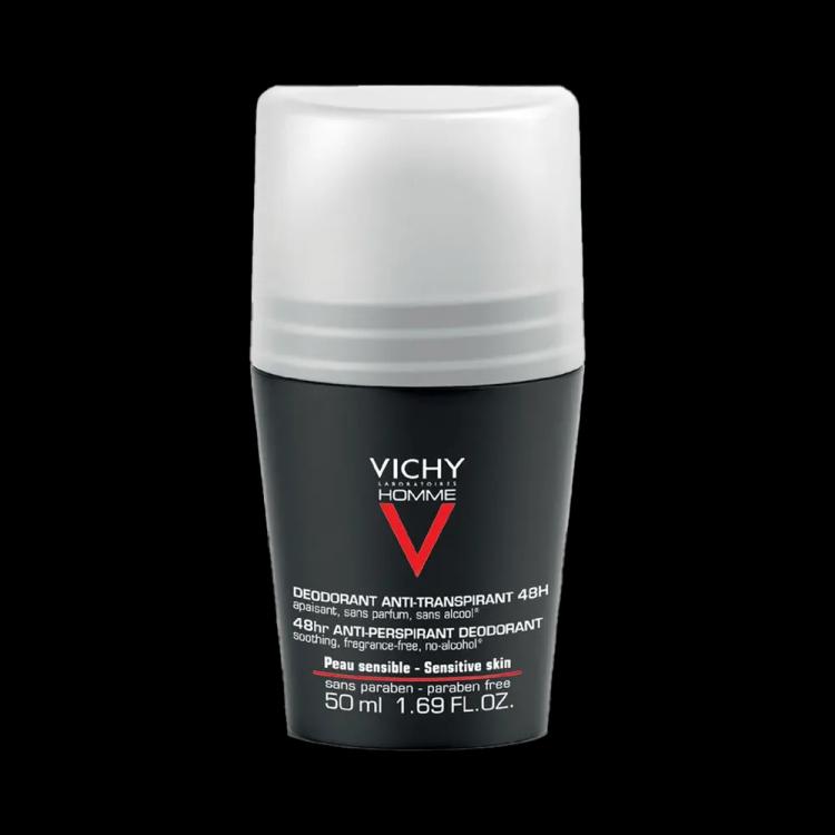 Vichy Homme 48H Anti-Perspirant Deodorant Roll-On - 50 ml