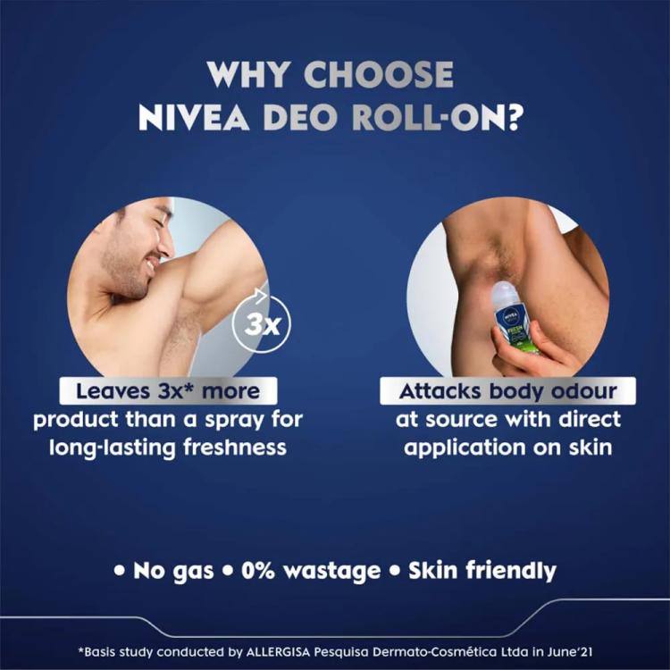 Nivea Men Fresh Power Deodorant Roll On - 50 ml