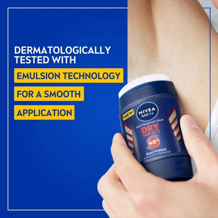 Nivea Men Dry Impact Anti-Perspirant Stick - 50 ml