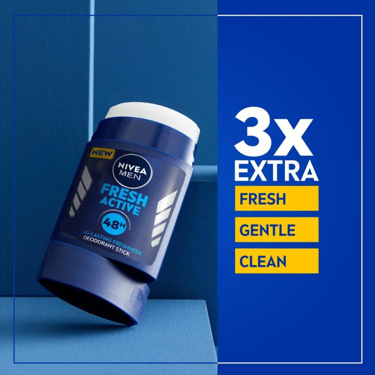Nivea Men Fresh Active Deo Stick - 50 ml