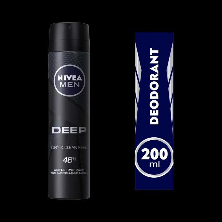 Nivea Men Deep Dark Wood Anti-Perspirant Spray - 200 ml
