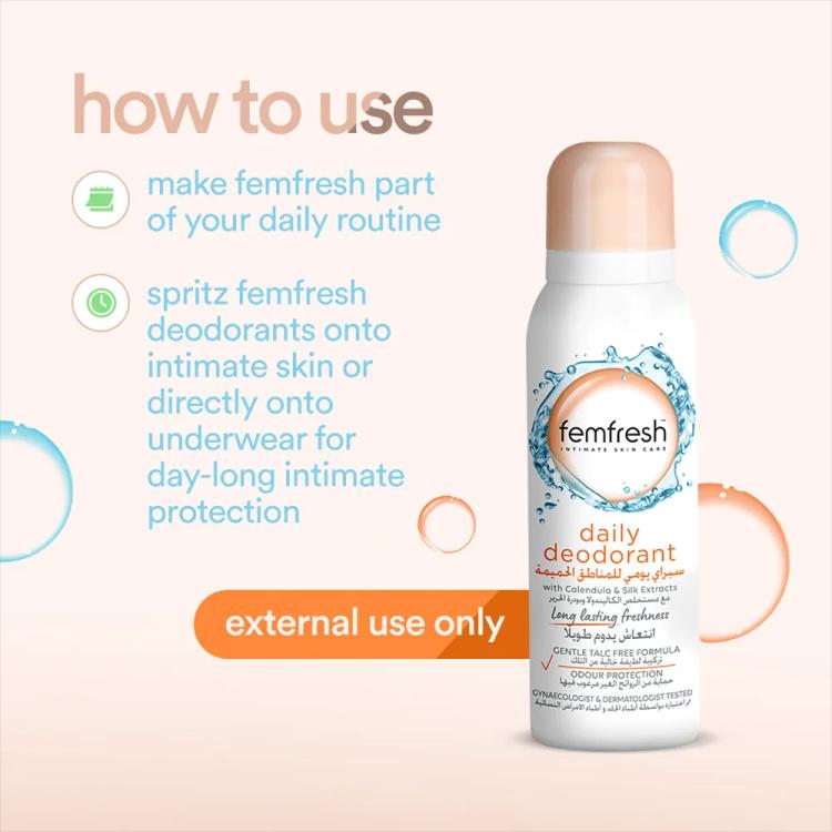 Femfresh Freshness Deodorant Spray - 125 ml