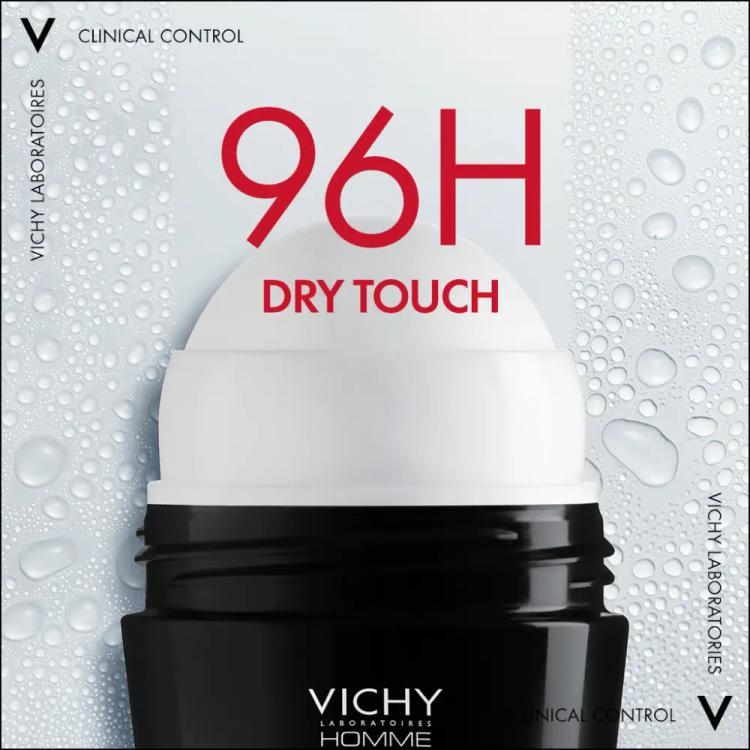 VICHY 96Hr Clinical Control Deo Roll-On - 50 ml