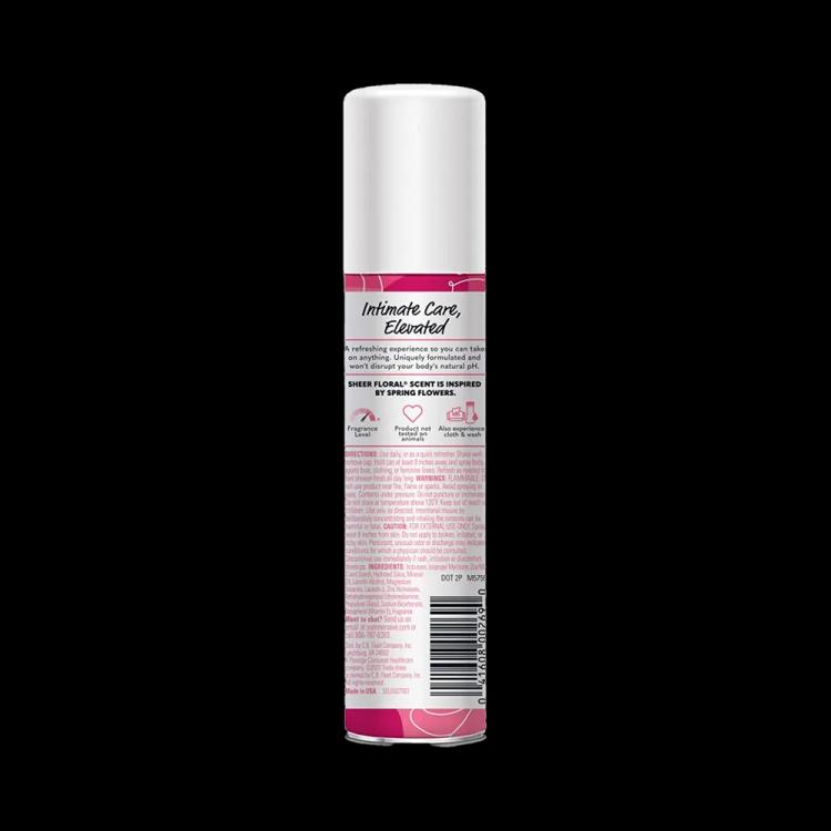 Summer's Eve Sheer Floral Daily Intimate Body Spray - 56.7 g