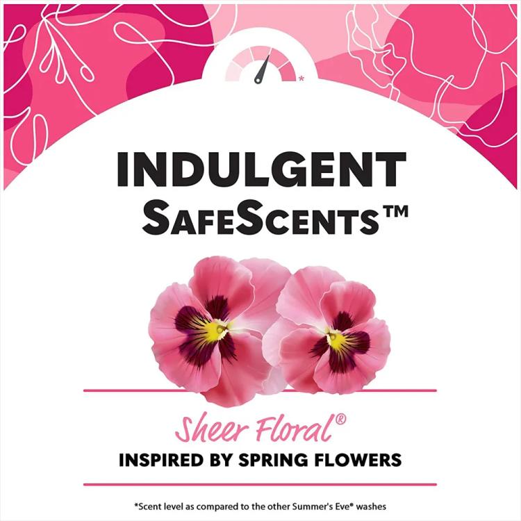 Summer's Eve Sheer Floral Daily Intimate Body Spray - 56.7 g