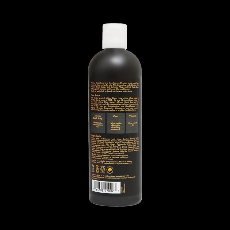 Shea Moisture African Black Soap Soothing Body Wash - 384 ml