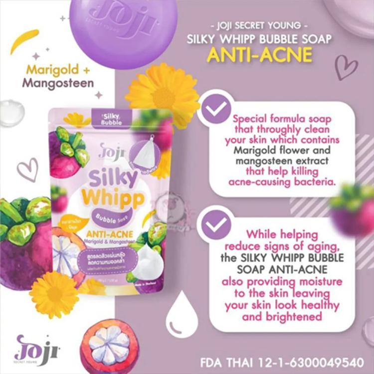 Joji Secret Silky Whipp Anti-Acne Bubble Soap - 100 g