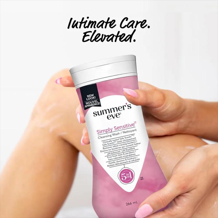 Summer's Eve Simply Sensitive Cleansing Wash - 266 ml