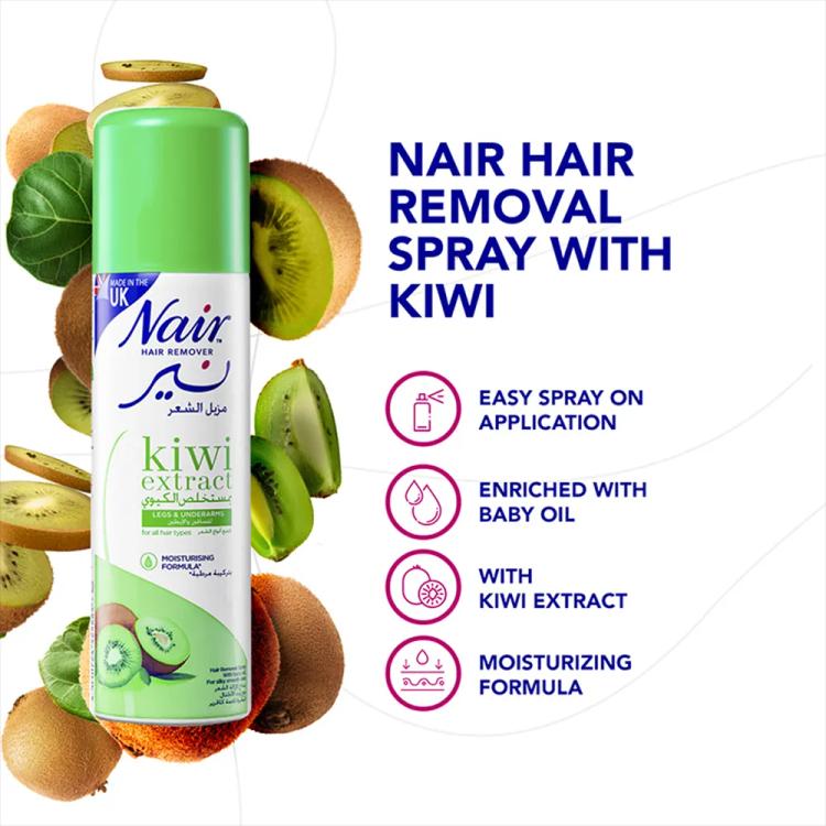 Nair Kiwi Hair Remover Spray - 200 ml