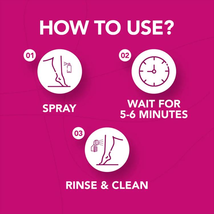 Nair Kiwi Hair Remover Spray - 200 ml