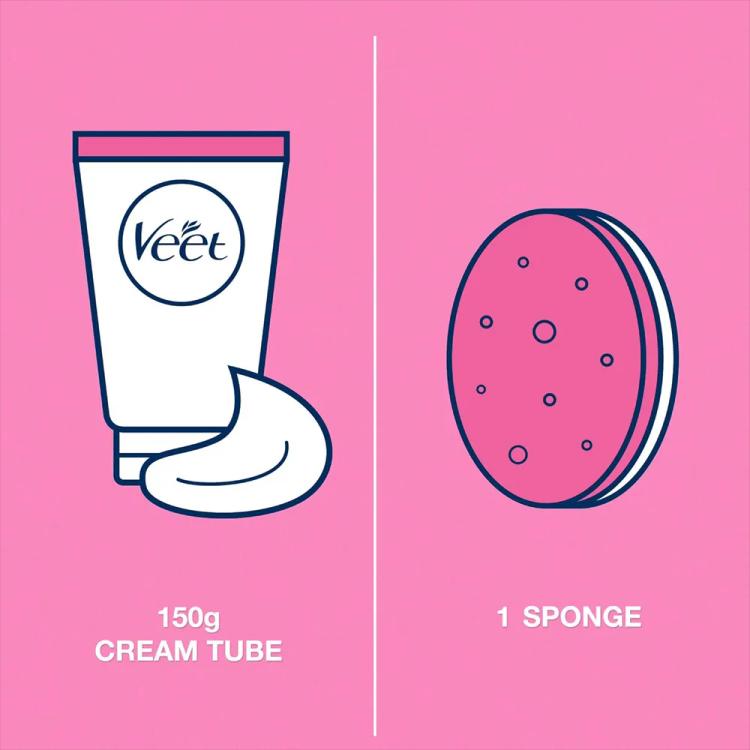 Veet In Shower Hair Removal Cream For Dry Skin - 150 g
