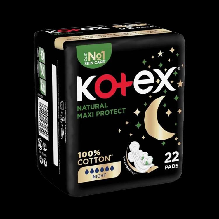 Kotex Maxi Thick Night With Wings - 22 Pads
