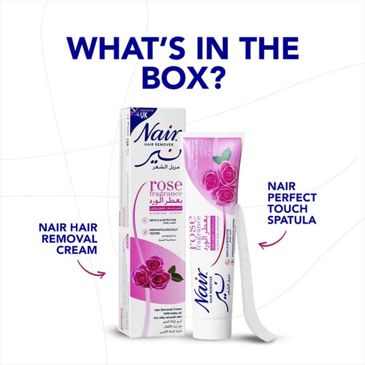 Nair Hair Removal Cream Rose - 110 g