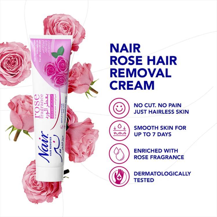 Nair Hair Removal Cream Rose - 110 g