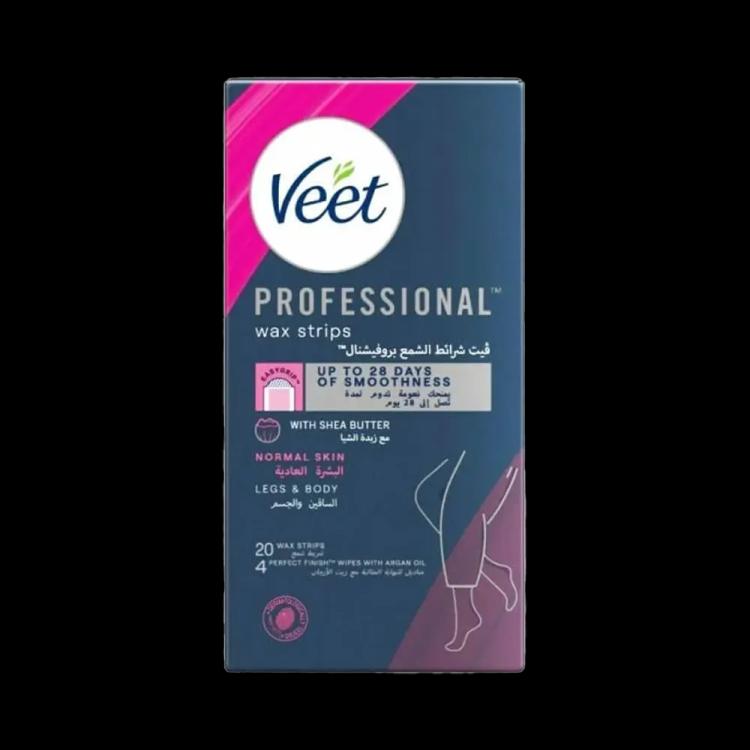 Veet Professional Wax Strips for Normal Skin - 20 pcs
