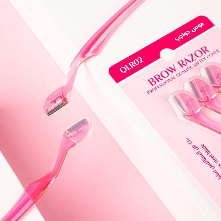 QUEEN LiLi Eyebrow Razor - 3 pcs