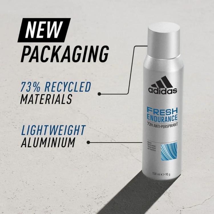 Adidas Fresh Endurance Deodorant Spray - 150 ml