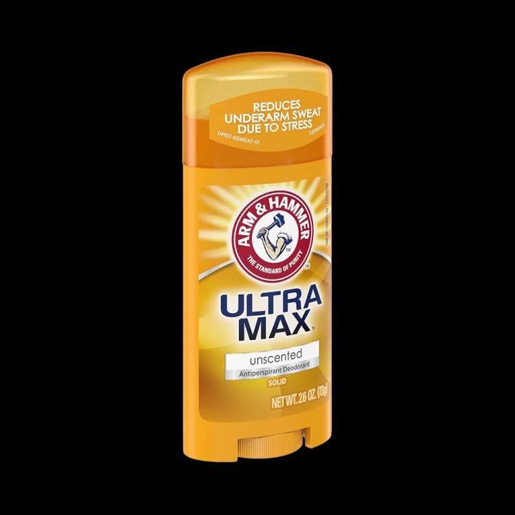 Arm & Hammer Ultramax Solid Unscented Anti-Perspirant Deodorant - 73 g