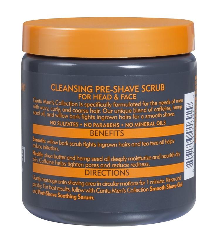 Cantu Men’s Shea Butter Cleansing Pre-Shave Scrub - 227 g