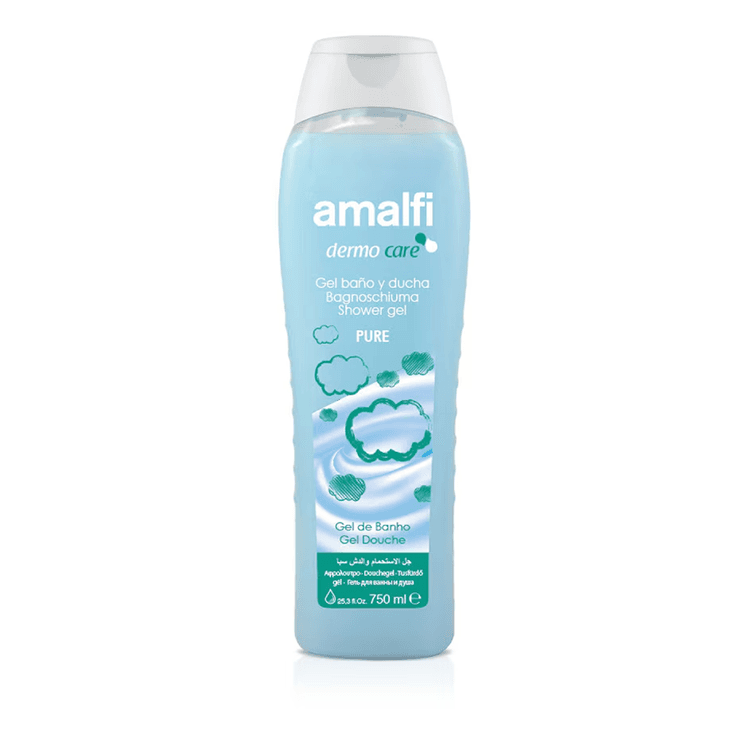 Amalfi Dermo Care Shower Gel, Pure - 750 ml
