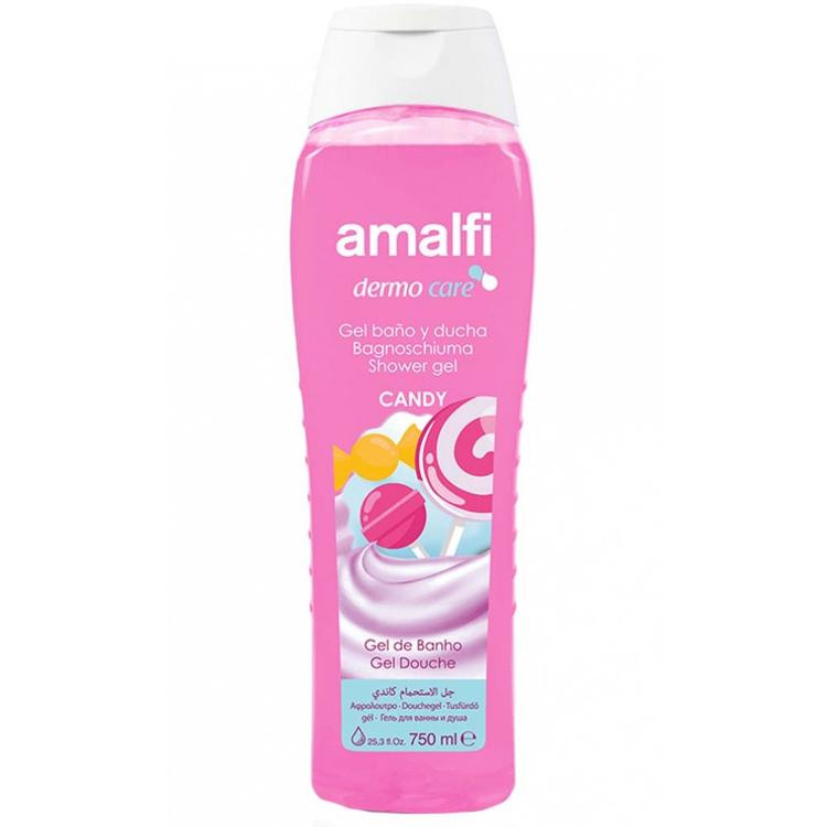 Amalfi Dermo Care Shower Gel, Candy - 750 ml