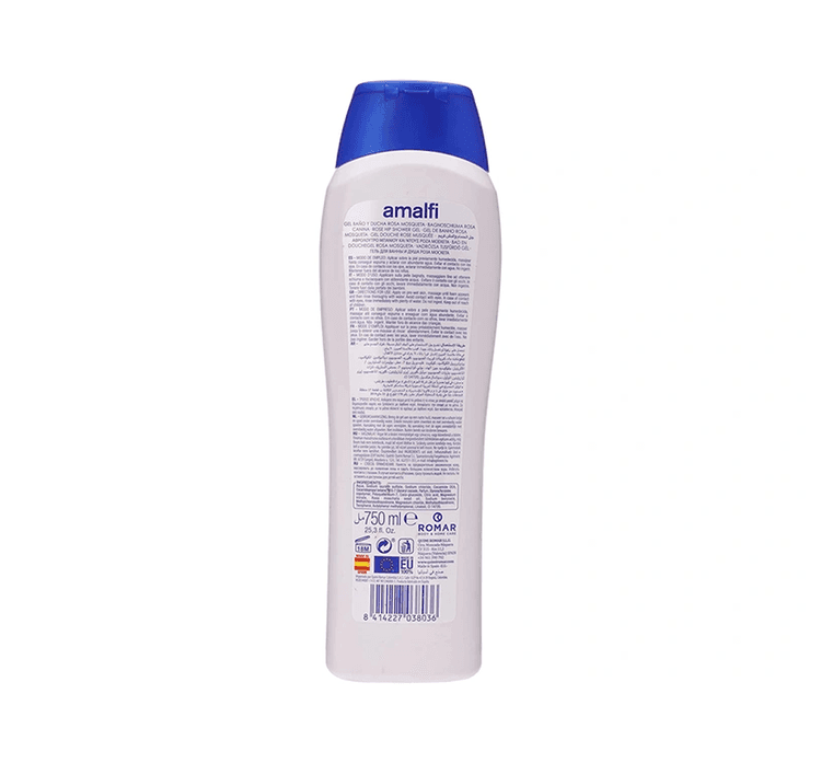 Amalfi Dermo Care Shower Gel, Rose Hip - 750 ml