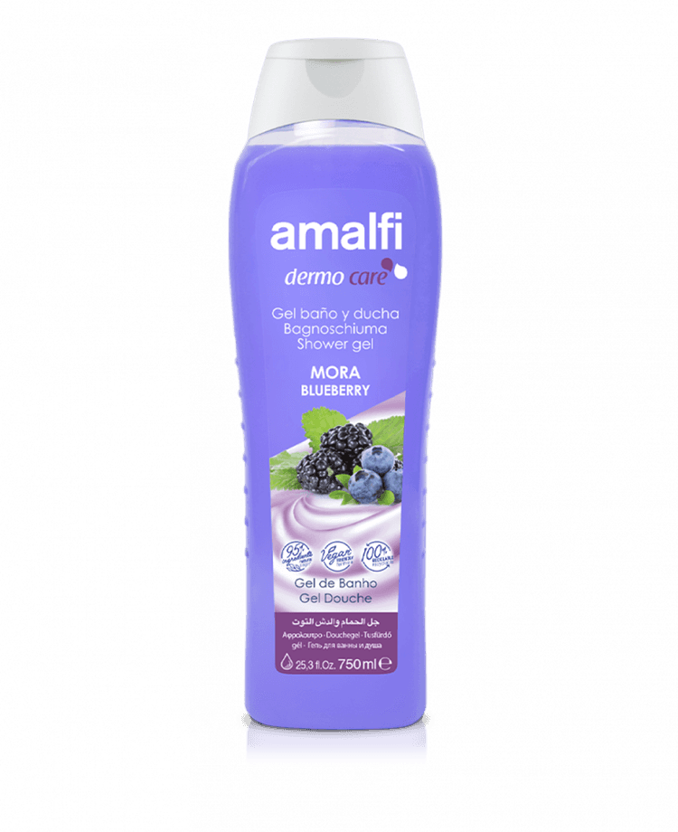 Amalfi Dermo Care Shower Gel, Blackberry - 750 ml