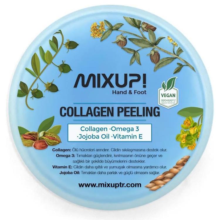 MIXUP! Omega 3 & Jojoba Oil Collagen Peeling Treatment - 300 g