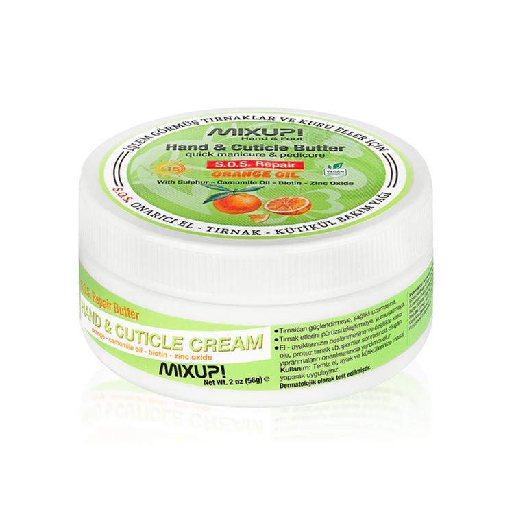 MIXUP! Hand and Cuticle Butter S.O.S Repair Orange Oil - 56 g