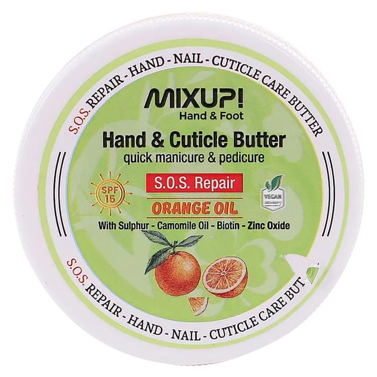 MIXUP! Hand and Cuticle Butter S.O.S Repair Orange Oil - 56 g