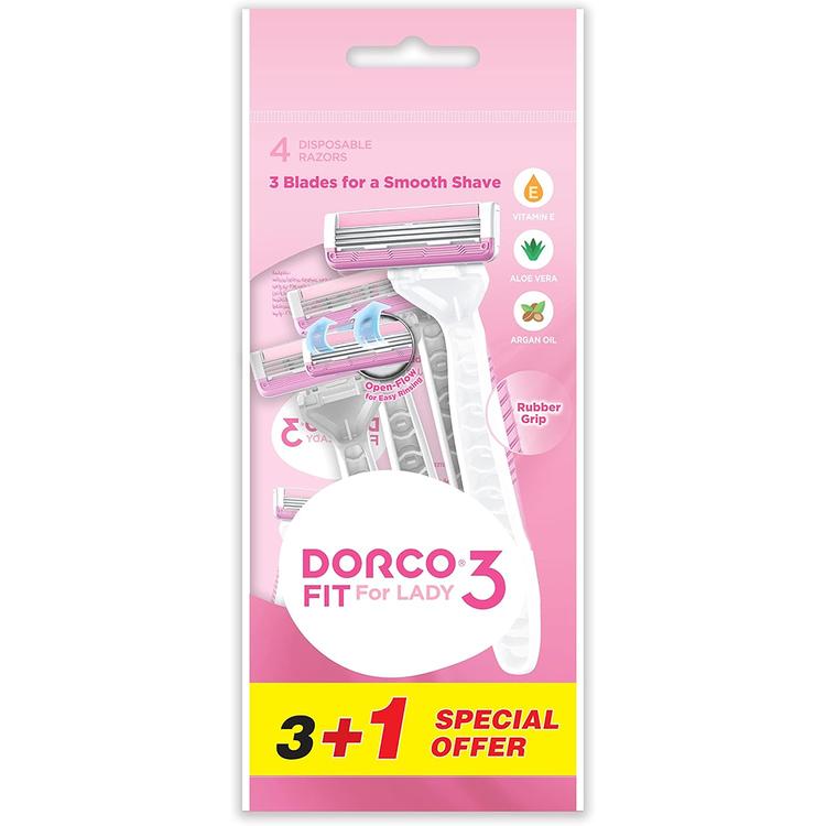 Dorco Fit 3 Disposable Razor (3+1) pcs
