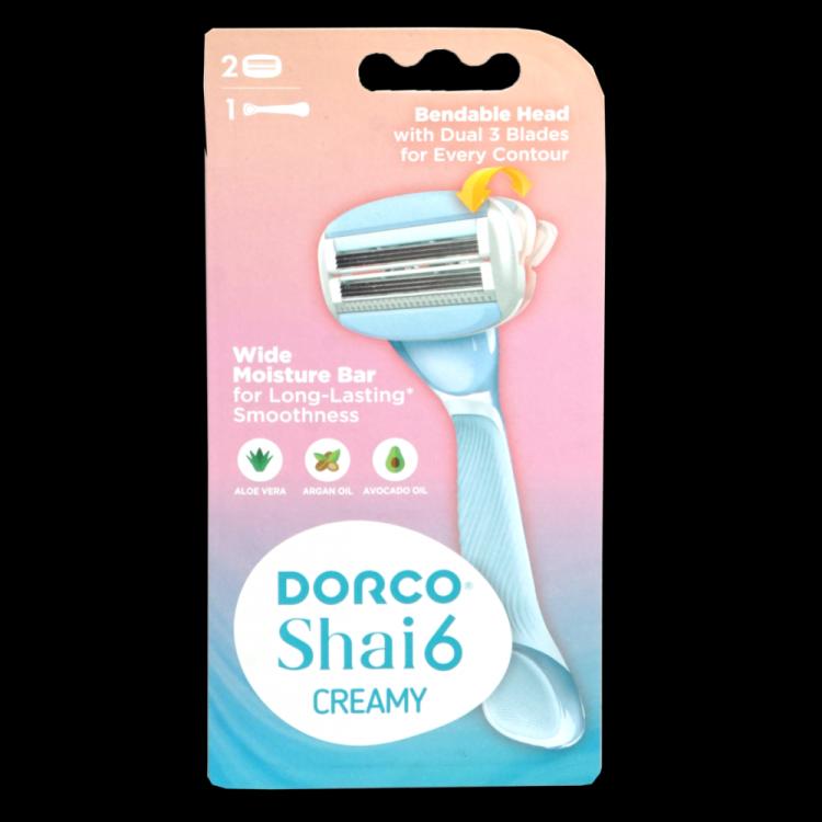 Dorco Shai 6 Creamy Razor - 2 Cartridges