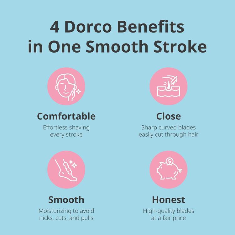 Dorco Shai 4 Disposable Razor (3+1) pcs