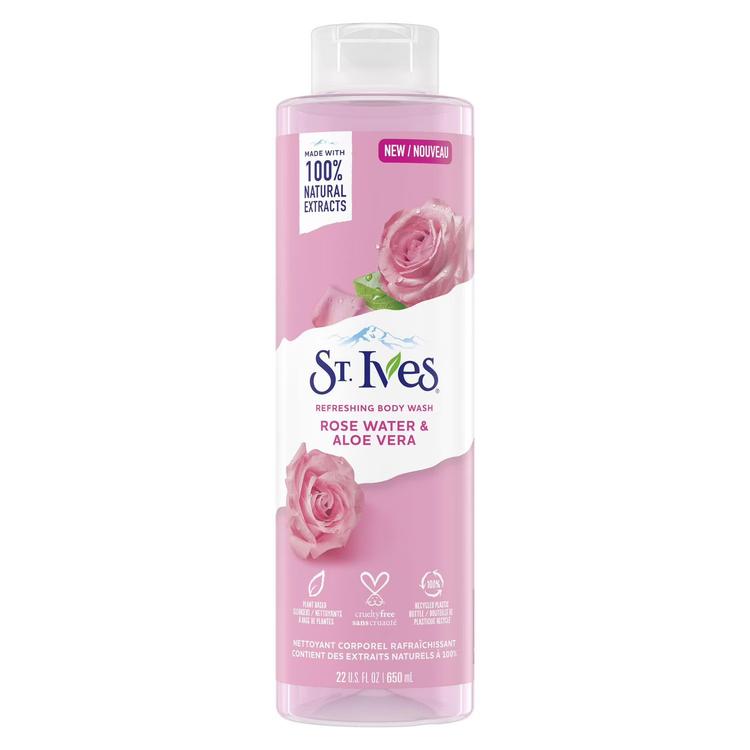 ST. Ives Rose Water & Aloe Vera Refreshing Body Wash - 650 ml