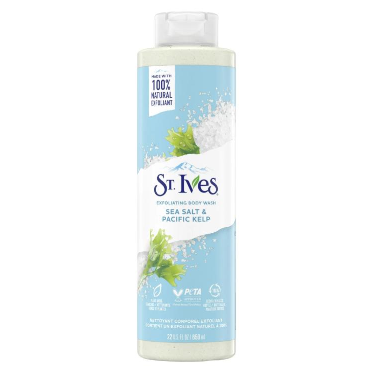 ST. Ives Sea Salt and Pacific Kelp Exfoliating Body Wash - 650 ml