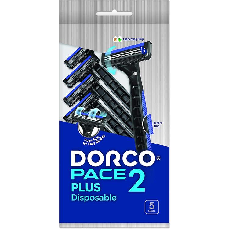 Dorco Pace 2 Plus Disposable Razor - 5 pcs